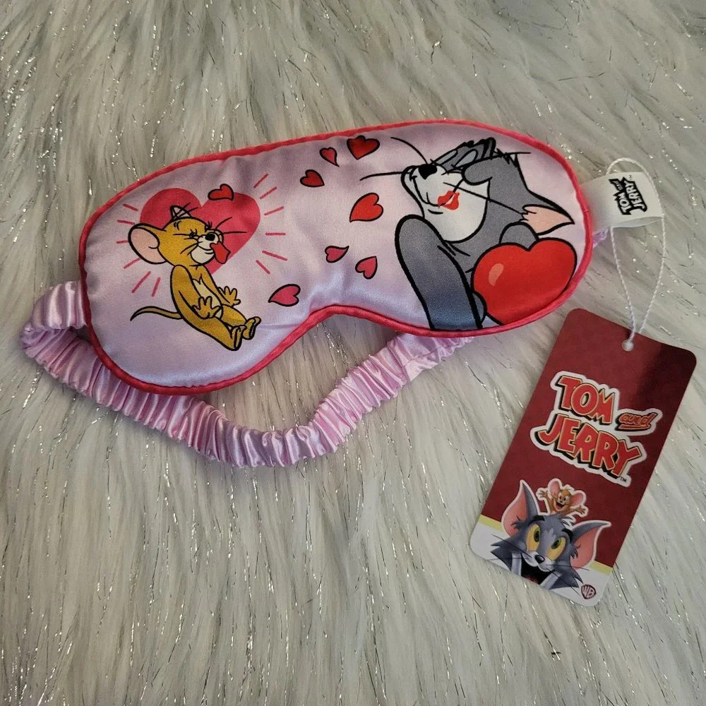 Tom & Jerry Eye Mask w/ Pouch